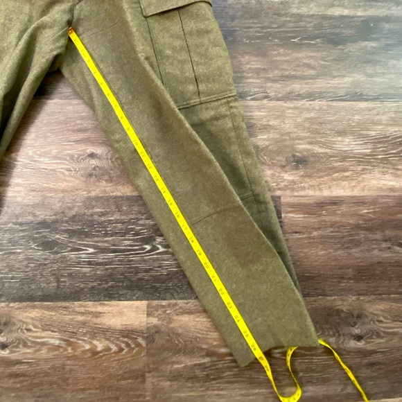VTG SCHILLING OHG REICHARTSHAUSEN GERMAN MILITARY HEAVY WOOL CARGO PANTS - Picture 14 of 15